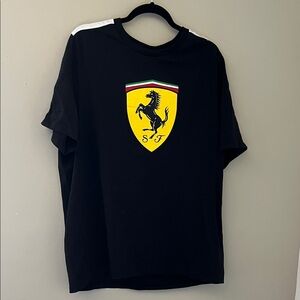 Puma Ferrari Black T-Shirt XXL